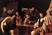 LE SUEUR, Eustache The Muses: Clio, Euterpe and Thalia dh oil painting